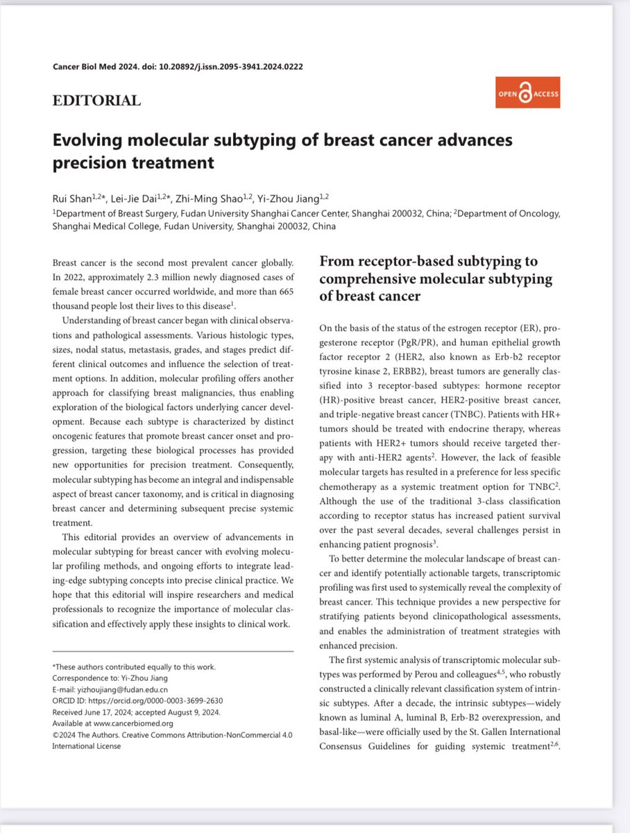 Muy recomendable este artículo. El panorama del tratamiento individualizado cada vez más real