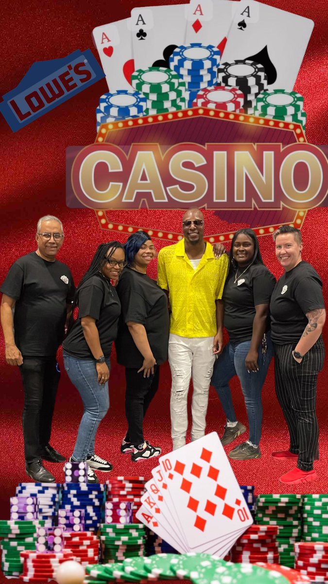 BelindaS2664's tweet photo. All store meeting CASINO theme we had a blast head cashiers and ASM team @Houghton1366 @SamCharles07 @LaverneW22 @NixonDominique1 @ChrisCope53 @SewellElnora #hungrytowin https://t.co/J8tVyAUSEU