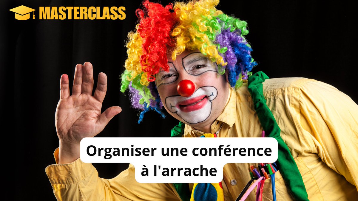 yOyO38's tweet photo. L'OpenTechCon c'est dans UNE SEMAINE et ça va être génialissime ! 

TOUT est prêt pour la journée...

Tout... non !

Je viens de me souvenir (🤡) que je me plis à l'exercice de présenter un Ignite Talk (5 min, 20 slides de 15 sec).  
Bon la première slide vous donne l'ambiance : https://t.co/ai5BwweNB7