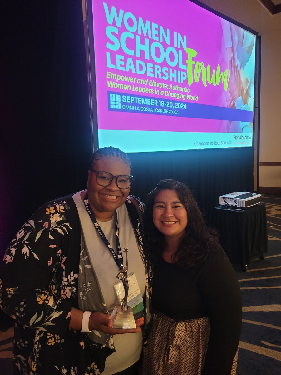 SBCSS_Eqty_Accs's tweet photo. Congratulations to our very own Dr. Cherina Betters for receiving ACSA’s Exemplary Woman in Education Award at this year's Women in School Leadership Forum! An incredible and well-deserved honor! She brings so much joy to so many, and we are blessed to know her. @dr_cbetters https://t.co/79sPmfBU60