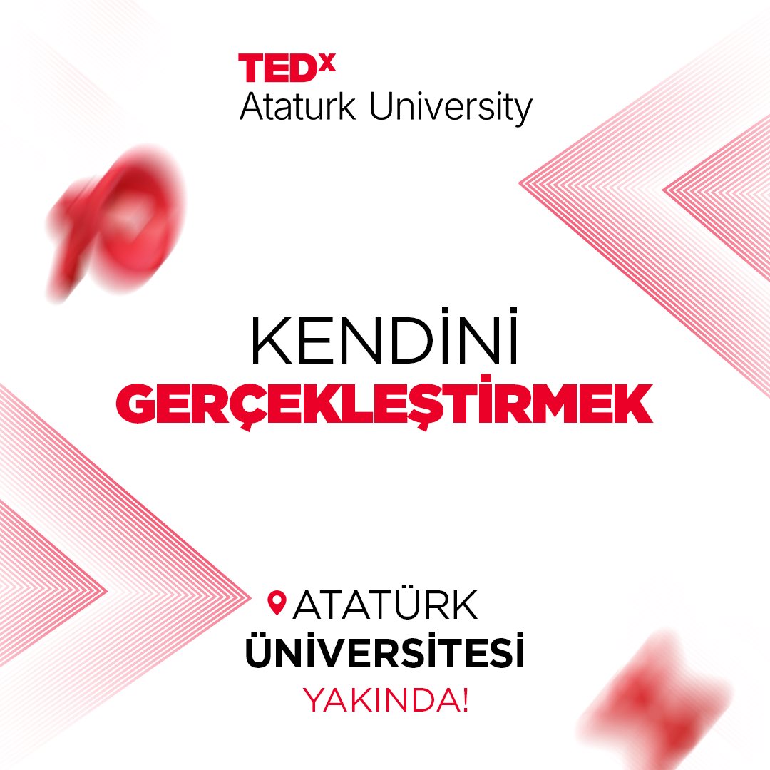 Heyecanla beklenen TEDx Ataturk University etkinliğine geri sayım başlıyor🥳

Düzenleyeceğimiz Erzurum’un en çok ses getiren TEDx etkinliğiyle Atatürk Üniversitesi ’nde buluşalım 🤩

Etkinlik detayları için bizi takipte kalın!❤️

#tedx #event #community #tedtalks #inspiration