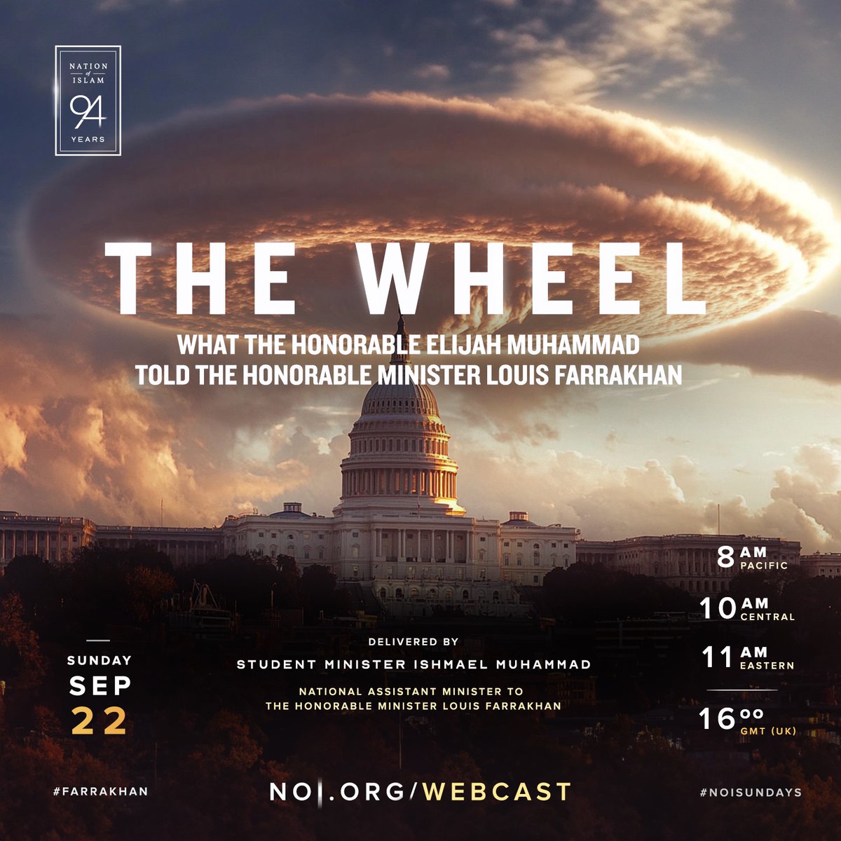 minishmael's tweet photo. I look forward to delivering this message as we delve deep into the reality of The Wheel and the communication that took place on it!

Join us tomorrow @MosqueMaryam or tune in live at https://t.co/GFQ3G0QmE8 📱 💻 

#NOISundays https://t.co/EHJN0peOQm