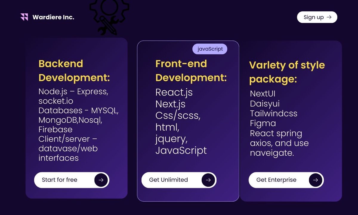 I am here to help you and undertake the entire cycle of Website development and mantintenance service and web server administration with modern tools to exceed your good expectation on your website.
fiver: fiverr.com/s/o8oP4yL
#javascript  #Python  #WebsiteDevelopment #React