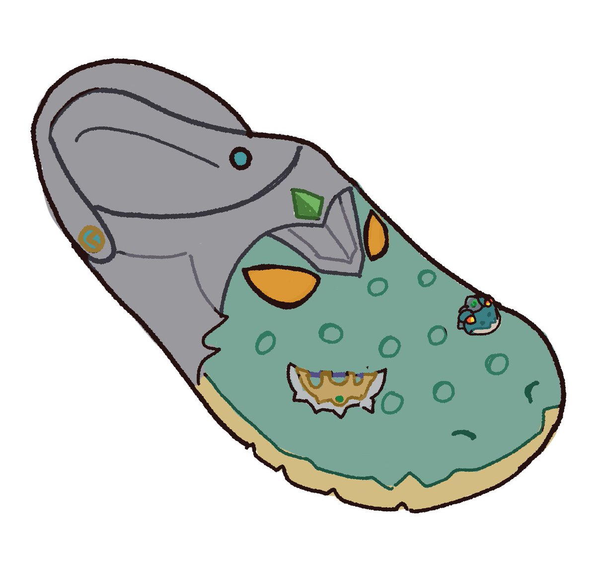 「Renekroc aka croc crocs #renekton #Leagu」|Detaur🐮☕️のイラスト