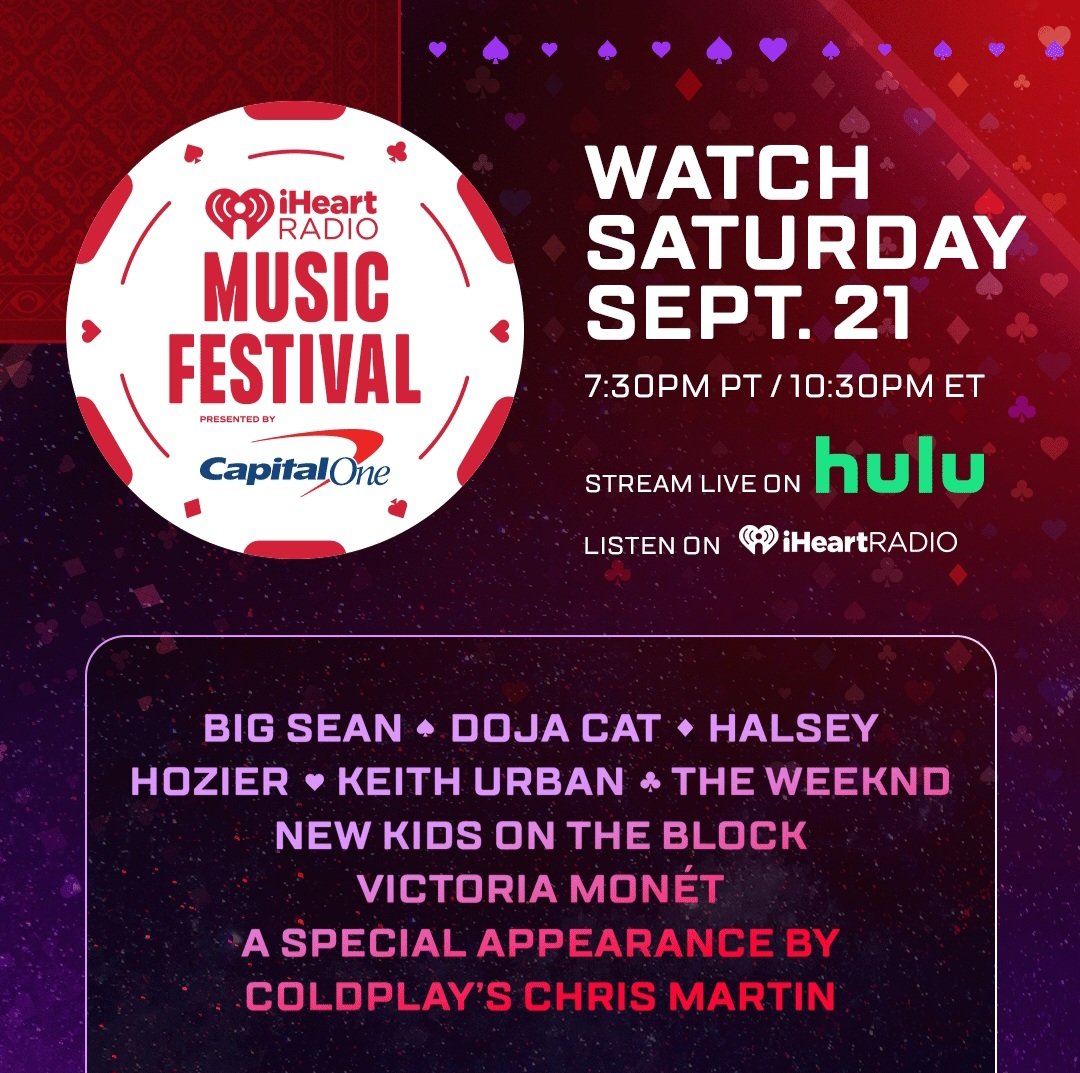 Our #iHeartFestival2024 is going down this weekend! Starting at 10:30pm, stream it on #HULU or listen on #iHeartRadio