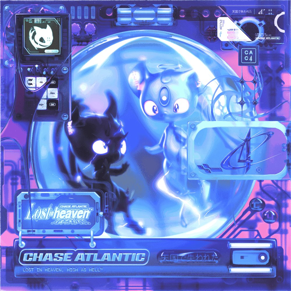 CHEFKISSCAVE's tweet image. chase atlantic and their album covers. 🖤💜❤️🩵