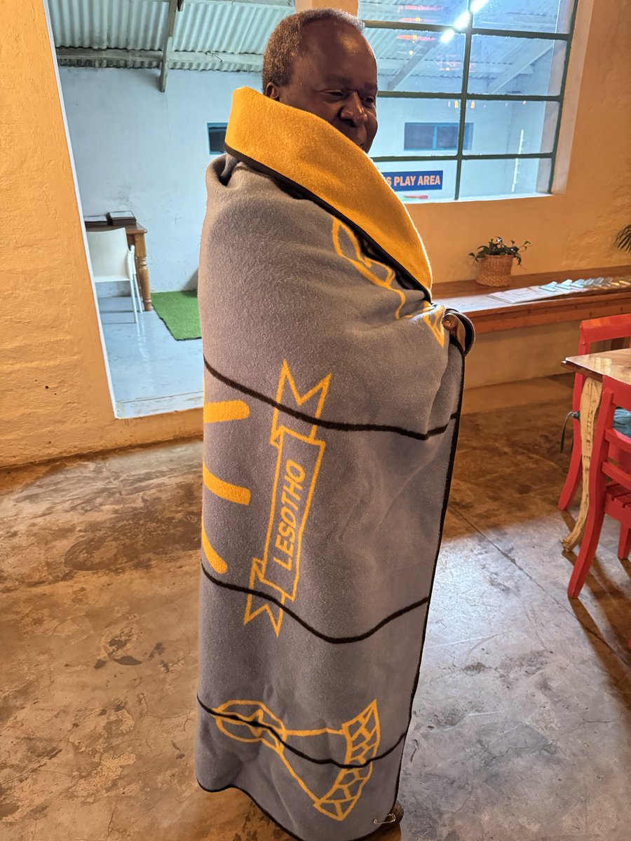 When it is THIS cold, one definitely needs a Royal blanket.