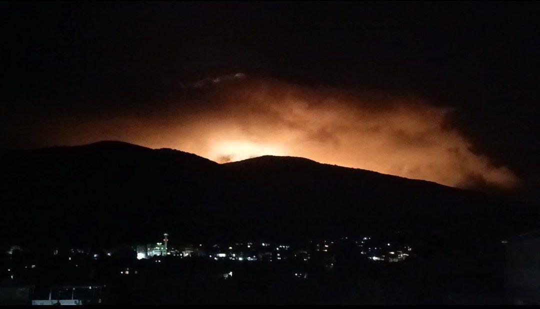 TheCradleMedia's tweet photo. BREAKING | According to the Lebanese National News Agency, in less than 40 minutes the Israeli military carried out over 50 airstrikes on areas across southern Lebanon. https://t.co/EAGQ41deLa