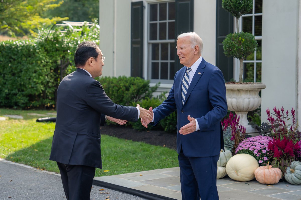 PM <a href="/narendramodi/">Narendra Modi</a> joins leaders from #Japan and #Australia at the #QuadSummit , focusing on peace and stability in the Indo-Pacific. Earlier, Prez #Biden hosted a personal meeting with PM Modi at his residence in #Greenville , #Delaware . #QuadSummit #PMModi #Biden #AVFC