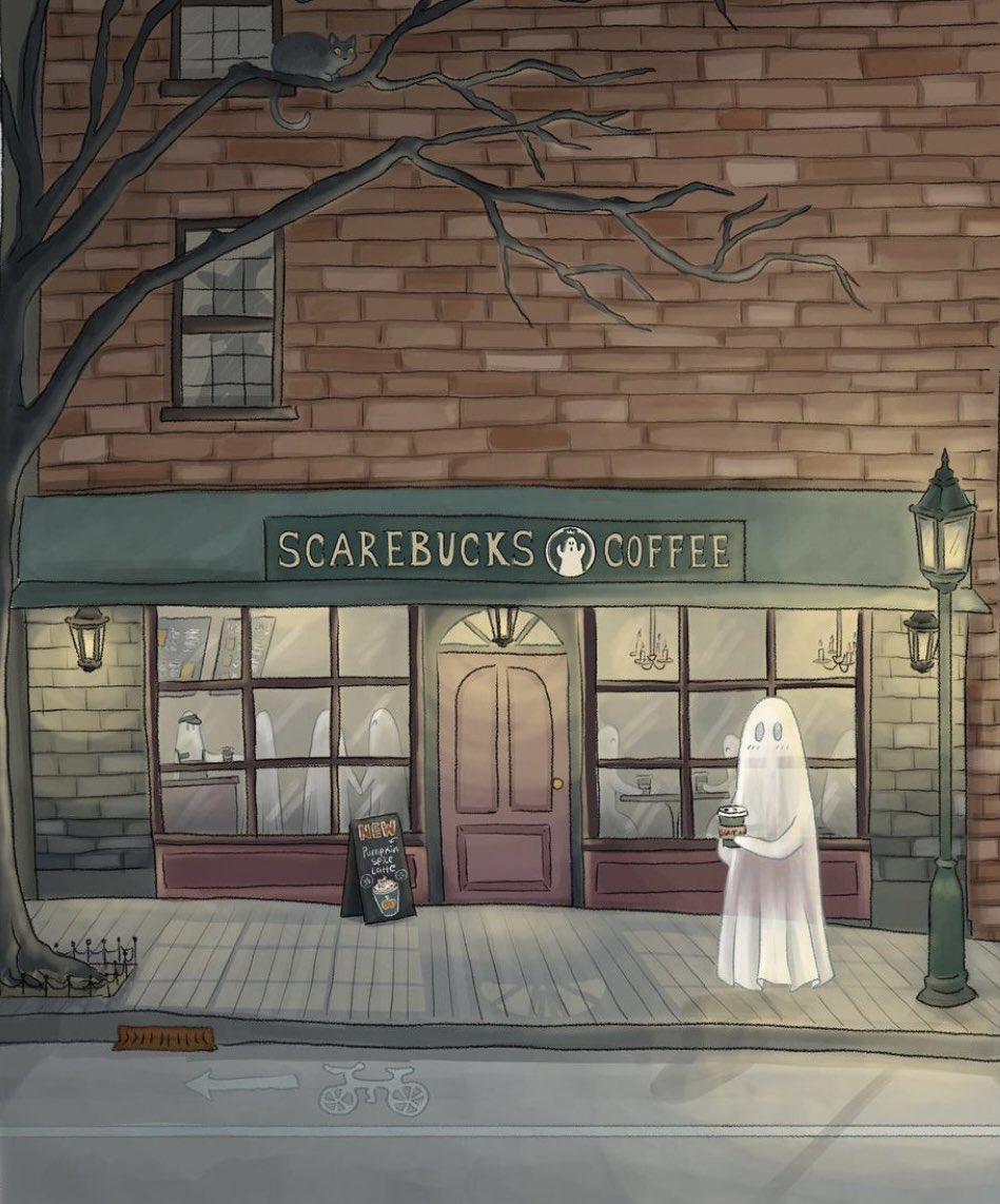 Haunting can be hard but coffee helps