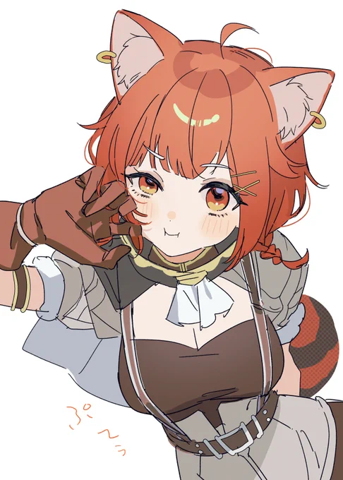 リクのぷてちちっちゃい三つ編みすき 