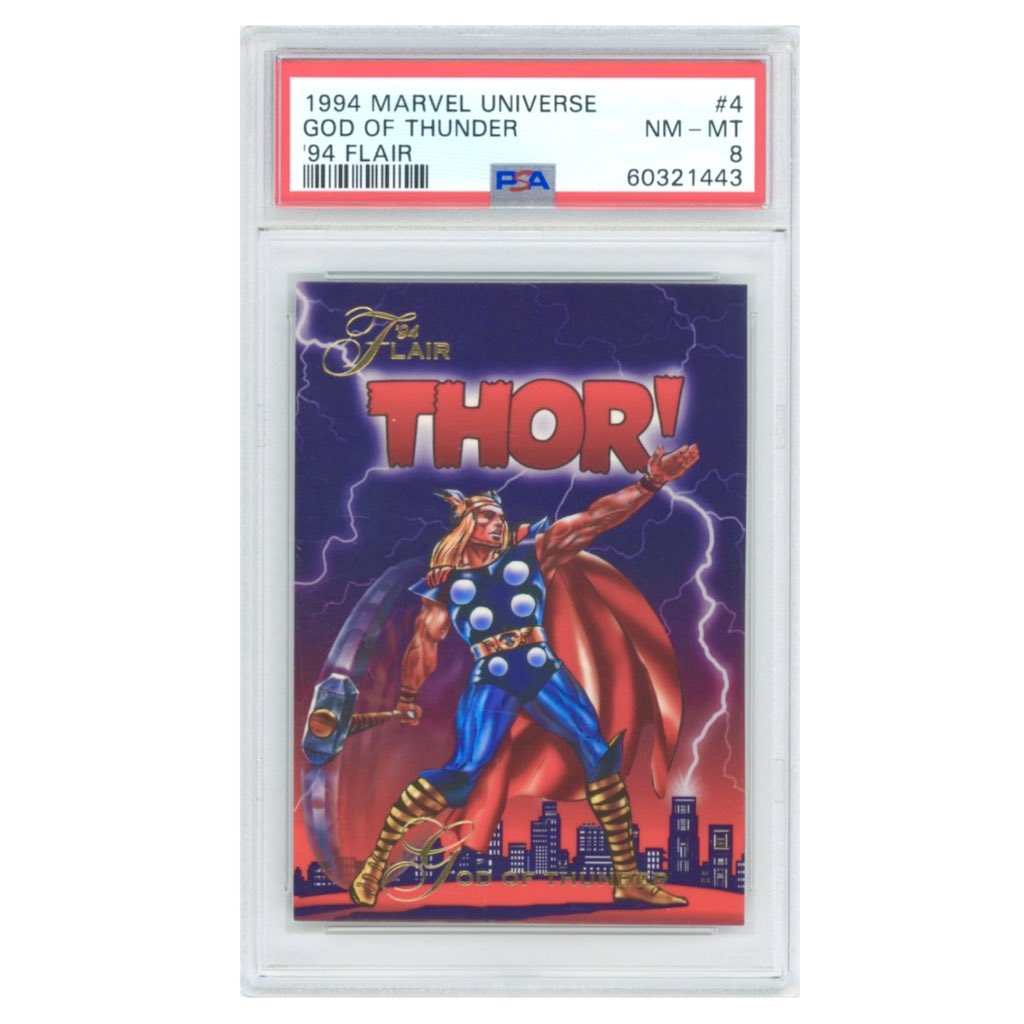 ComicsandCrypto's tweet image. 🚨Marvel PSA Card Giveaway🚨

Calling all THOR fans! We’re giving away this 1994 Marvel Universe “God of Thunder” PSA graded 8 card to one lucky winner! 

To Enter: 

1)   Like &amp;amp; Retweet 
2) Follow @ComicsandCrypto 

*Bonus entry if you tag a friend in the comments! 

*Additional…