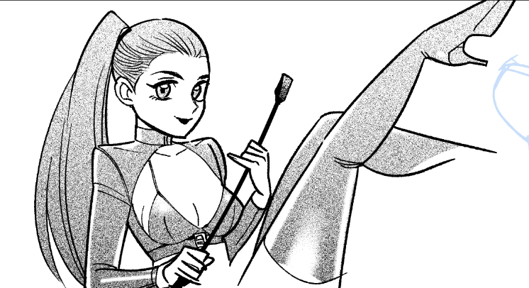 コマ内にいれてみたもののボツのマリ様 