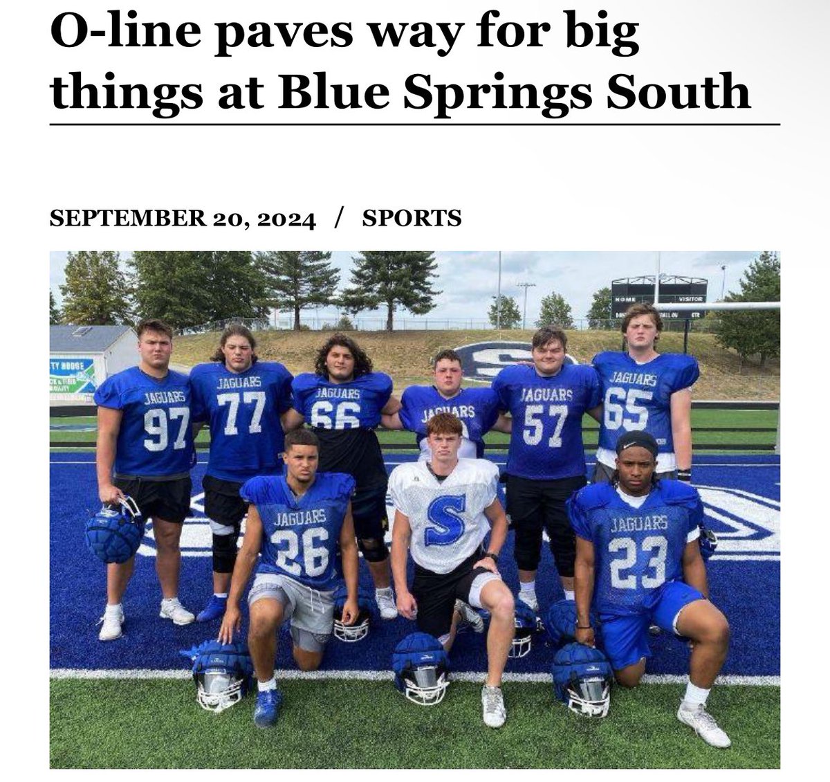JudeCouzens1's tweet photo. A big thank you to Mr. Bill Althaus for highlighting the success of our running game in his latest article. 🙏  

A link to the article:  
🔗 https://t.co/KZlWdhULko

#DEAL #HCPPS #TRENCHDONKEYS 

@AlthausEJC @JaguarsBss @CoachWilmes25 @Coach_Higgins68 @coachnbiggs @Coachwiz76 @OJsimpso32 @Matthewangel66 @_Coleschneider @dmwbrc @wyckoff_max @TeaganAlt @KJ_2316 @Darius2Morgan @AydenWilhelm2