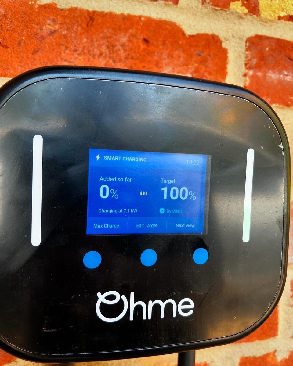 Ohme Pro ev charger installed in Sevenoaks 👍