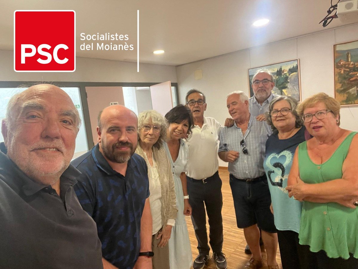 He estat reelegit com a primer secretari de l'agrupació del <a href="/pscmoia/">PSCMOIÀ</a>nes on agraeixo a tots els companys/es  la seva confianç Seguirem treballant amb el mateix tarannà de treball, discreció i lleialtat al territori a qui representem.  Gràcies companys!@pscvallesoriental @pscmoia