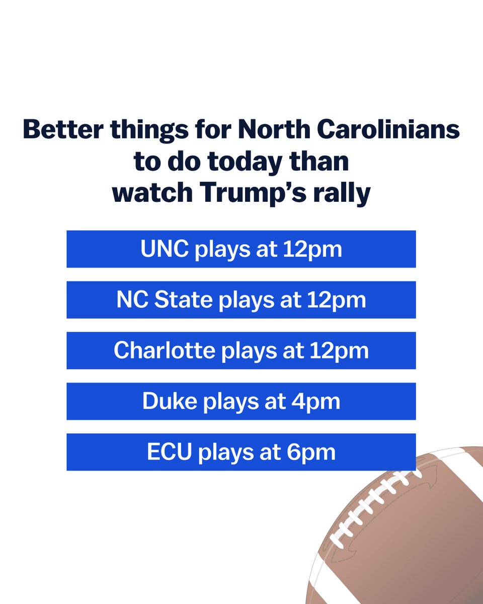 Better things for North Carolinians to do today than watch Trump’s rally