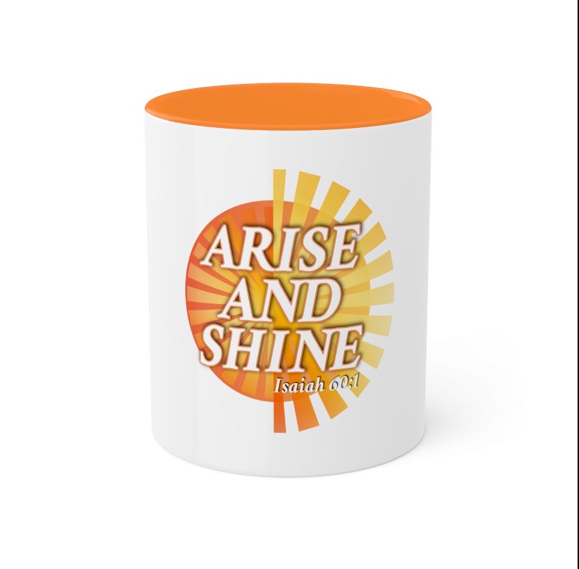 WScriptures's tweet photo. Arise and Shine!  Shop our new collection.  Only available at https://t.co/S9bwSGHQwm.  #wearscriptures #ariseandshine #christiangifts #mugs #giftshop https://t.co/I9xMdYJWlT
