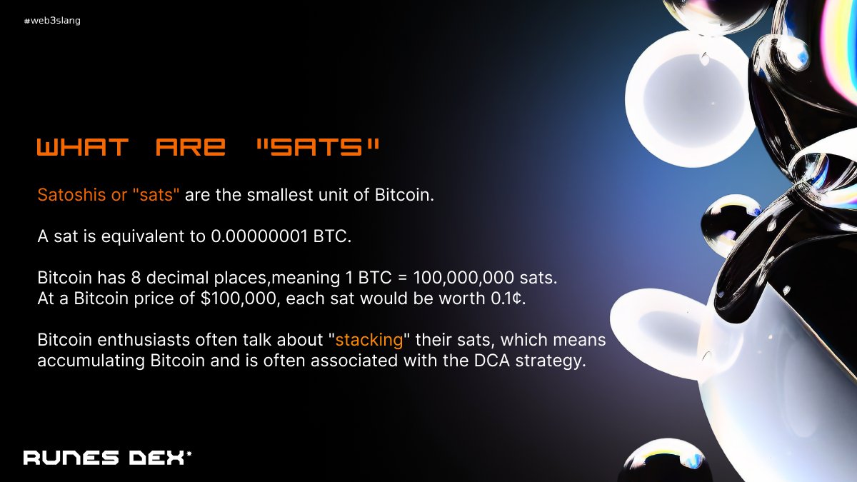 RunesDEX's tweet photo. Late #GM #RunesDEX fam ๐
In @Bitcoin space we often hear about stacking #sats. Now let's go into detail on this one.
Satoshi is not only the first name in the pseudonym of the #Bitcoin creator(s). There's another meaning, which you might have not known before... ๐ค
#web3Slang https://t.co/ZgfZM69wMb