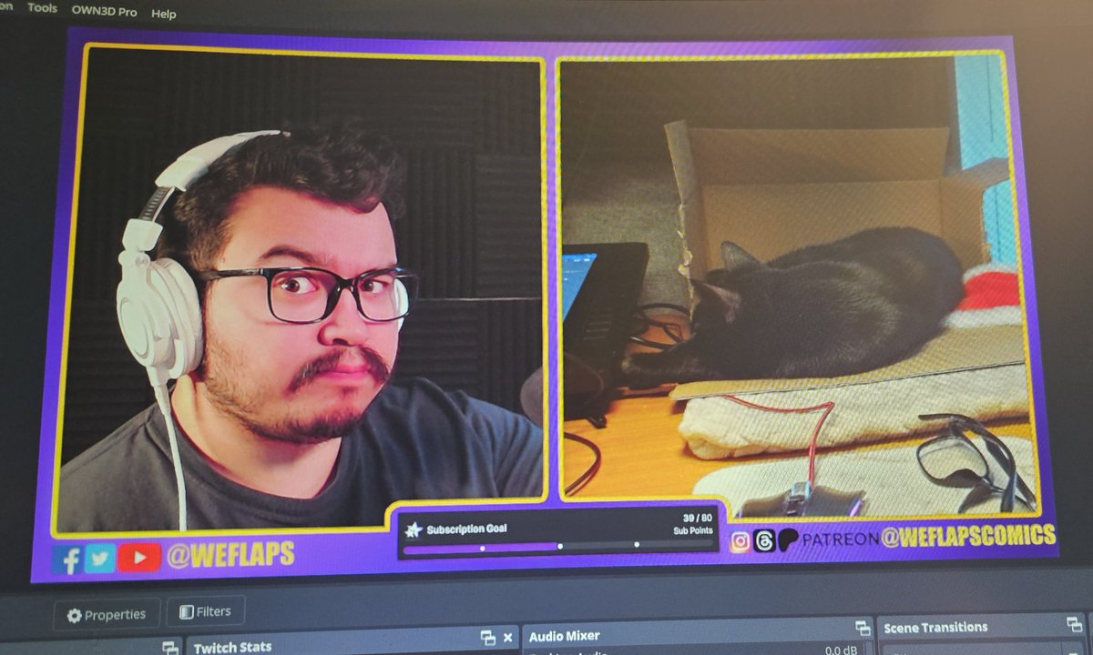 We are LIVE with more The Last of Us Part 1. Coral will be directly monitoring more progress and catching up on naps as well during.
 twitch.tv/weflaps