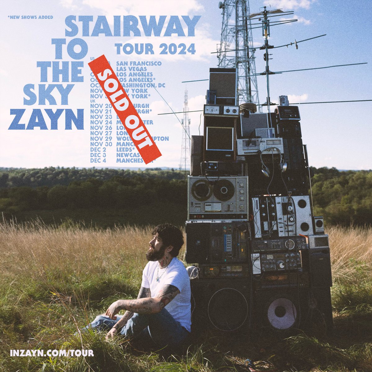 inZAYN's tweet photo. zquad, you amaze us!!! stairway to the sky tour is SOLD OUT! we can’t wait to zee you on the road! 𓊍 #ZaynSTTSTour https://t.co/mC9maaOCX1