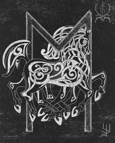 For3v3rKendrix's tweet image. Rune Of The Day!!

Ehwaz ᛖ - “Horse&apos;“

Ehwaz is the horse. This represents man’s trusty aid, our only form of transport in times past. It indicates a moving forward and change for the better with gradual but steady progress. It can also show teamwork, trust and loyalty. Reversed…