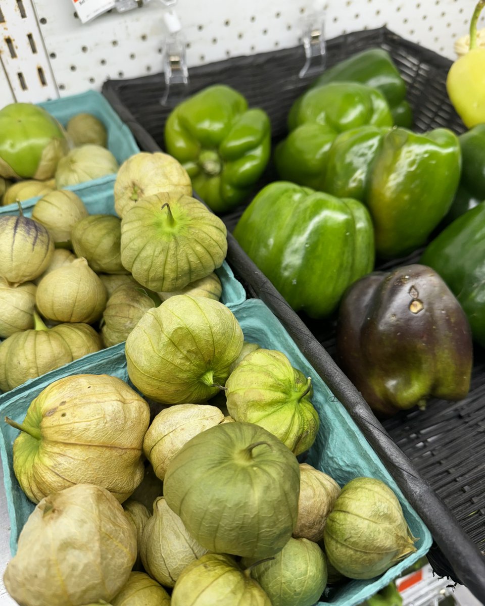 It’s tomatillo season! When eaten raw, they have a bright tangy flavor, and when roasted, the tanginess mellows and gives way to mild sweetness. When combined with chiles, tomatillos help to mellow out their heat!