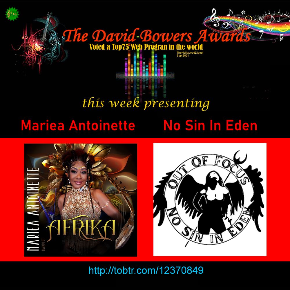 TheDavidBowers's tweet image. No Sin In Eden (N.S.I.E.) and Mariea Antoinette Guest on an ALL NEW TheDavidBowersAwards Sunday on #BlogTalkRadio 

buff.ly/3Zzlc5f #musicnews #indiemusic #nosinineden #marieaantoinette #indiemusicpr #indiemusicprime