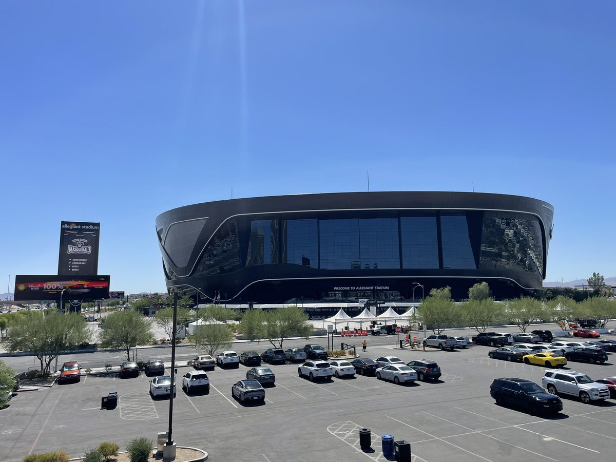 In Vegas ready for the Raiders home opener tomorrow @raiders #JustWinBaby #RaiderNation