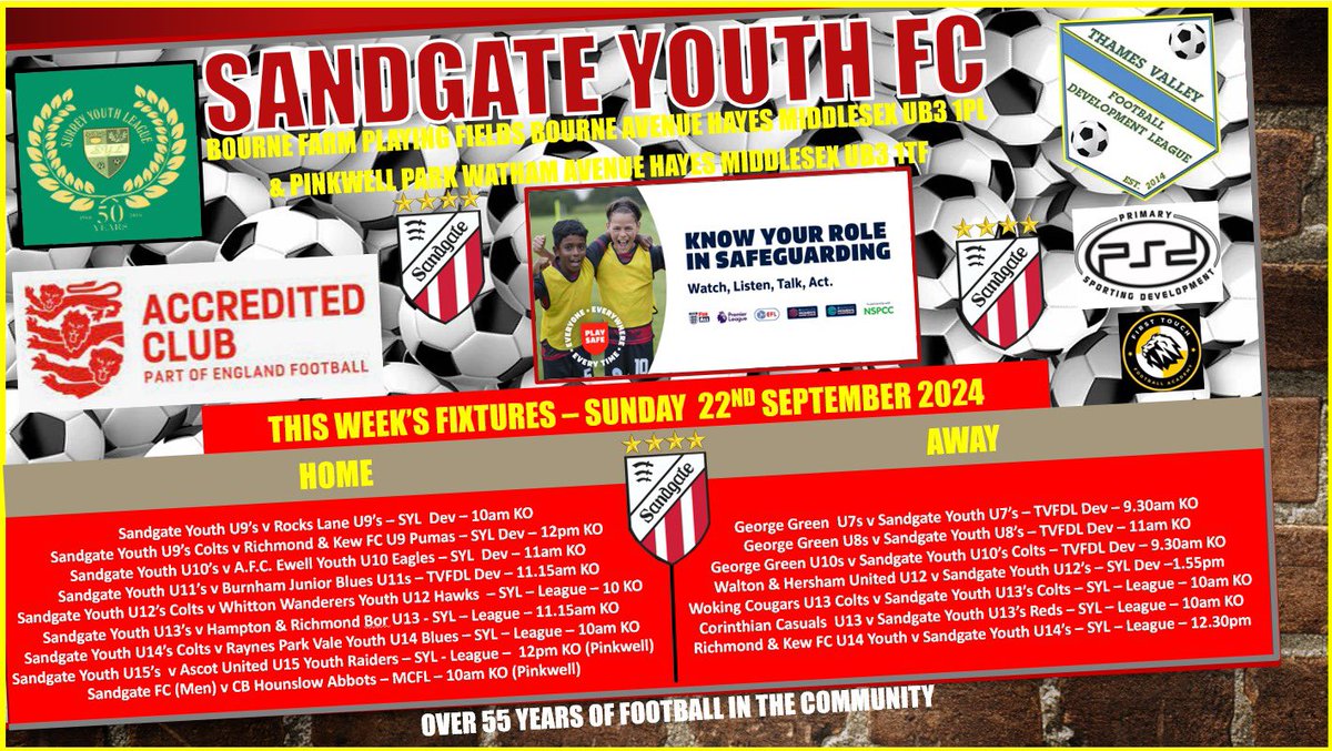 Sandgate home &amp; away this weekend!