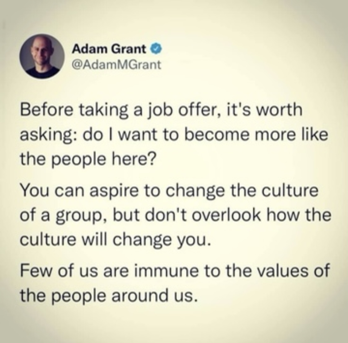 jerryherships's tweet photo. The people you surround yourself with rub off on you. 

Values, dispositions and attitudes are transferable. 

Choose wisely. https://t.co/ItOtRCU8hr