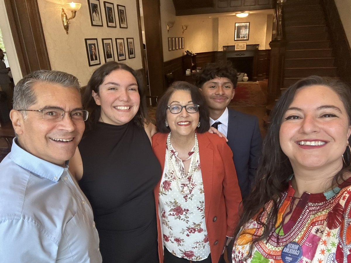 Thank you <a href="/XavierBecerra/">Xavier Becerra</a> for joining our Hispanic Heritage Month Lunch today. NC is honored to have you anytime.