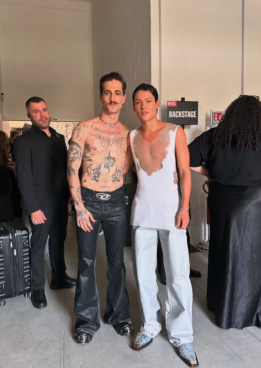 ughtoni's tweet image. omar and damiano david oh who would’ve thought