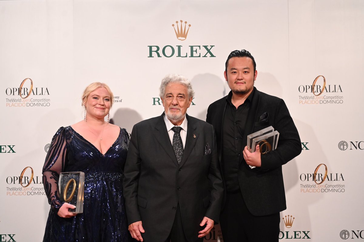 operaliacomp's tweet photo. ⭐ We are proud to announce the Winners of this year’s edition of Operalia!

🏆 First Prize
Kathleen O’Mara, soprano, USA
Le Bu, bass-baritone, China https://t.co/EqqlCb0fV4