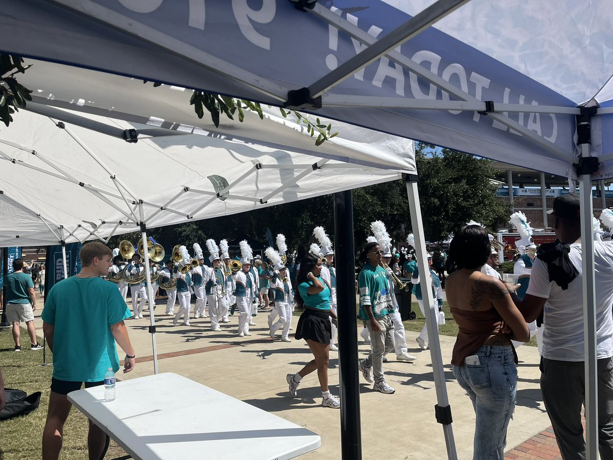 Ready for some CCU football! Great time meeting the fans today for the game! Let’s go 4-0! #chantsup