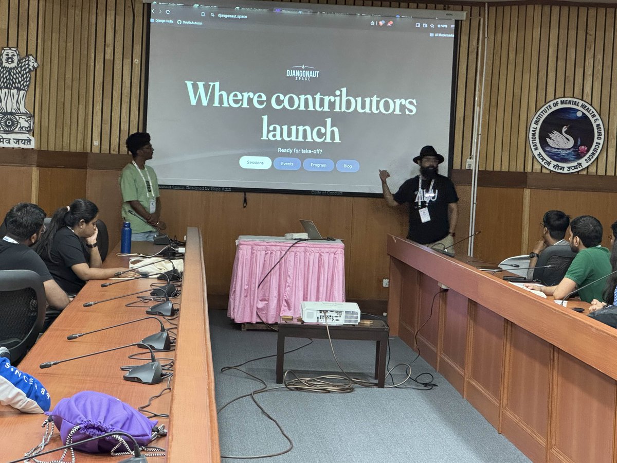djangonautspace's tweet image. Making an appearance at PyCon India 2024 🚀 💜

#PyConIndia2024 #Python #Django