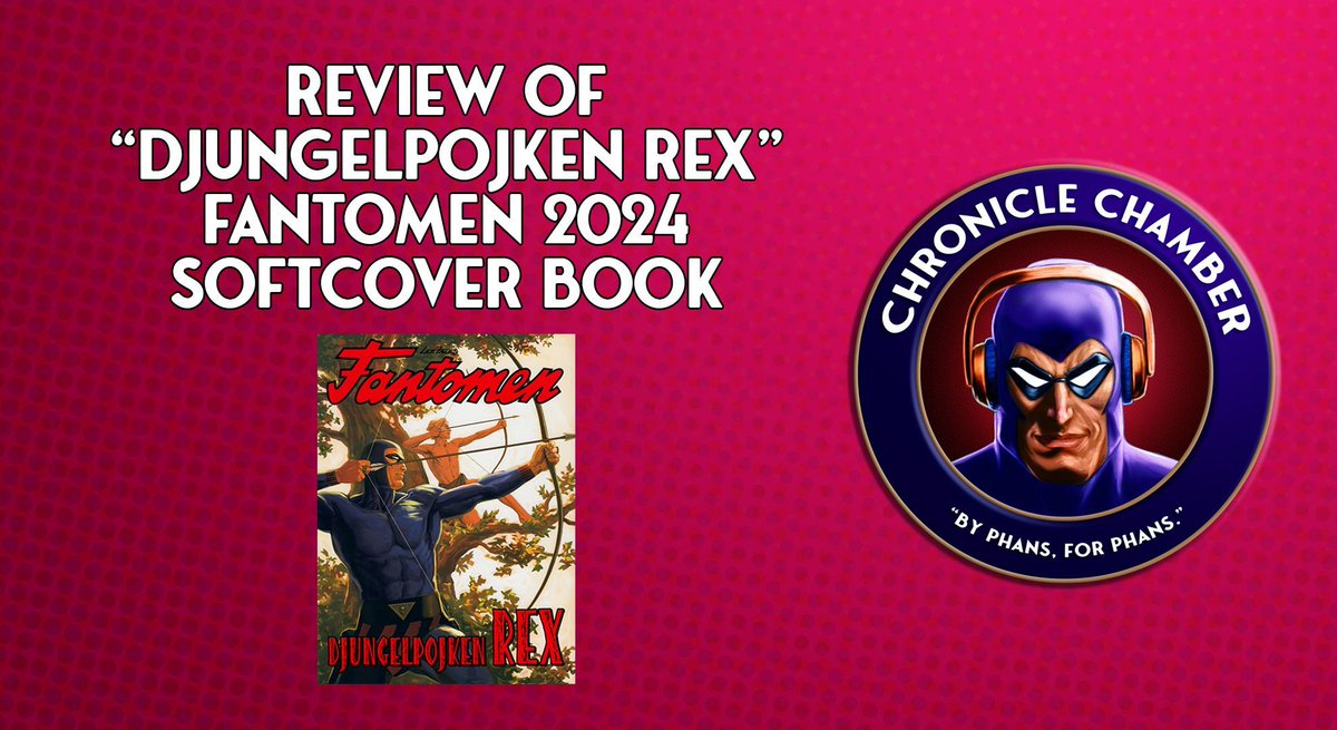 Chronicle_Tweet's tweet photo. Review of the 2024 #Fantomen softcover book feat the fan favourite Rex King aka the Prince of Baronkhan. The book is 128 pages, in black & white with a spectacular cover by #LucaErbetta. The book was released in September 2024
https://t.co/hPrzZ8KzuH
Thanks to Ivan for the review https://t.co/Ic3YDlQqDp