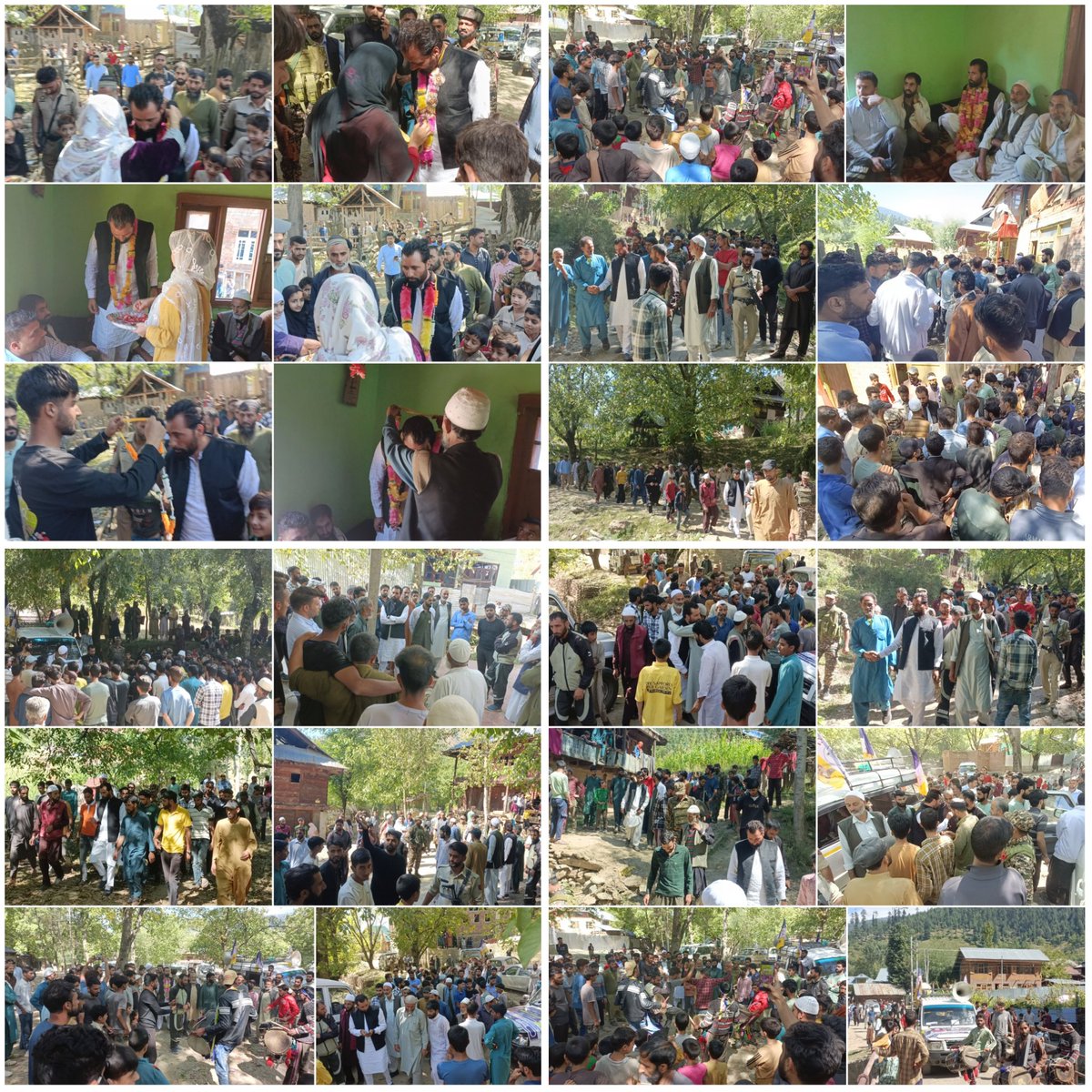 Yesterday, Senior Political Leader and DPAP District President Kupwara, Muneer Mir, the DPAP candidate for 04-Lolab Constituency, visited various locations in Lolab during his door-to-door campaign, receiving an incredible wave of love and support from the people.