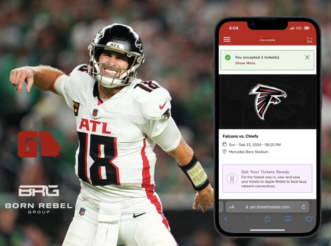 FALCONS VS. CHIEFS TICKET GIVEAWAY! 🏈

✅MUST FOLLOW <a href="/GAFollowers/">Everything Georgia</a>
✅MUST LIKE &amp; RT
✅MUST TAG A FRIEND

Winner announced tomorrow!
enter here: gafollowers.com/falcons-vs-chi…