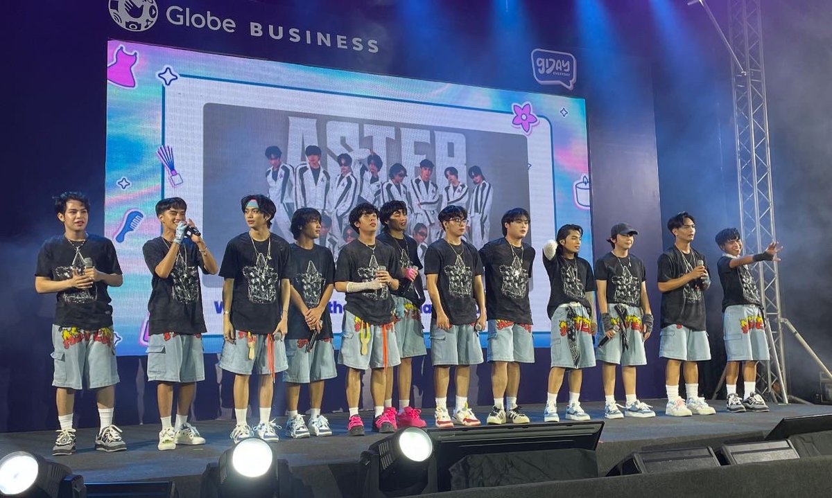 _asterofc's tweet photo. Rising PPOP group, ASTER for their 3rd Globe Events ‘G FAIR’ at the BGC Amphitheater! Big thank you to @enjoyGLOBE and @globebusiness for the another opportunity!
#AsteriskArtist #EnjoyGlobe #GDayEveryday #GFair https://t.co/1R1COh7ZAT