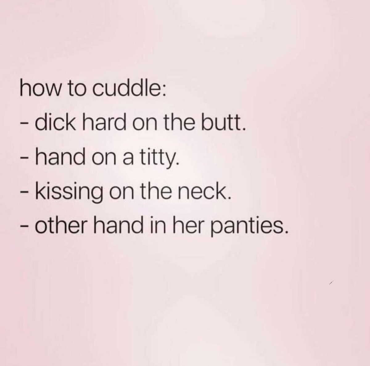 🫠…the panties were never on