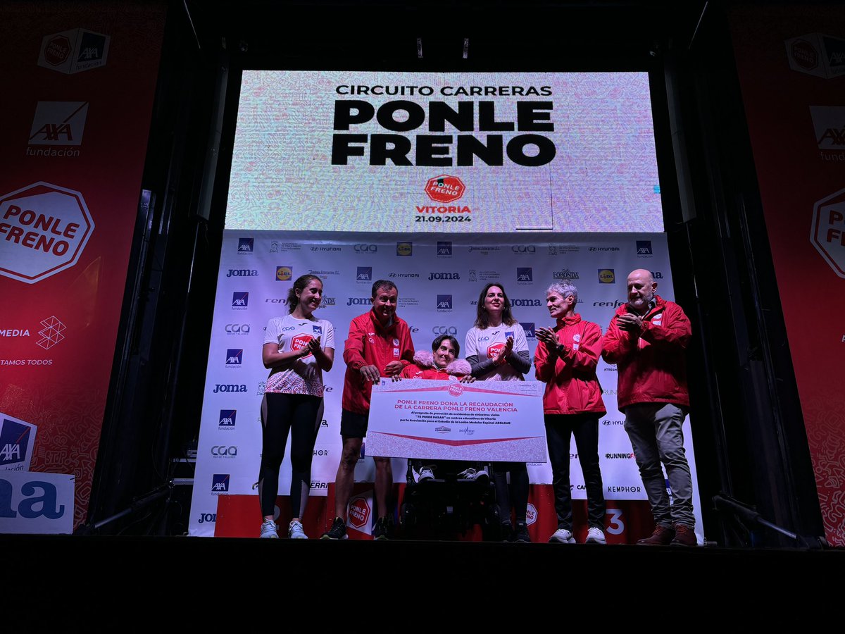 Y lo más importante:

Todo lo recaudado, a beneficio de Aesleme Euskadi y su proyecto “Te puede pasar”

¡Gracias por correr para salvar vidas! ❤️