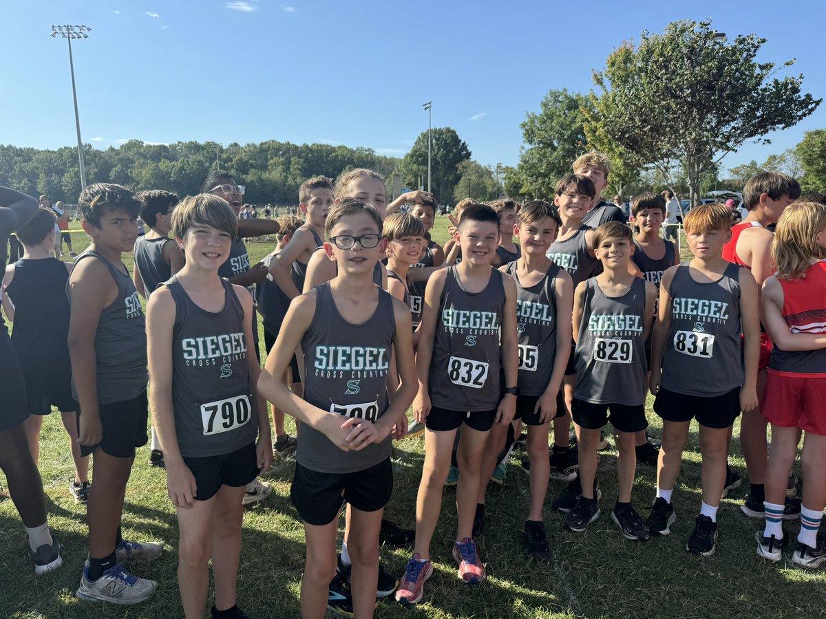 Mrs. Cheuvront (@mrs_cheuvront) on Twitter photo Congratulations to the <a href="/SiegelMiddle/">Siegel Middle School</a> XC Team at the Rutherford County Championships!
Boys Varsity 2nd
Girls Varsity 3rd
Boys JV 2nd
Girls JV 2nd
Couldn’t be prouder of this team! Congratulations to the <a href="/SiegelMiddle/">Siegel Middle School</a> XC Team at the Rutherford County Championships!
Boys Varsity 2nd
Girls Varsity 3rd
Boys JV 2nd
Girls JV 2nd
Couldn’t be prouder of this team!