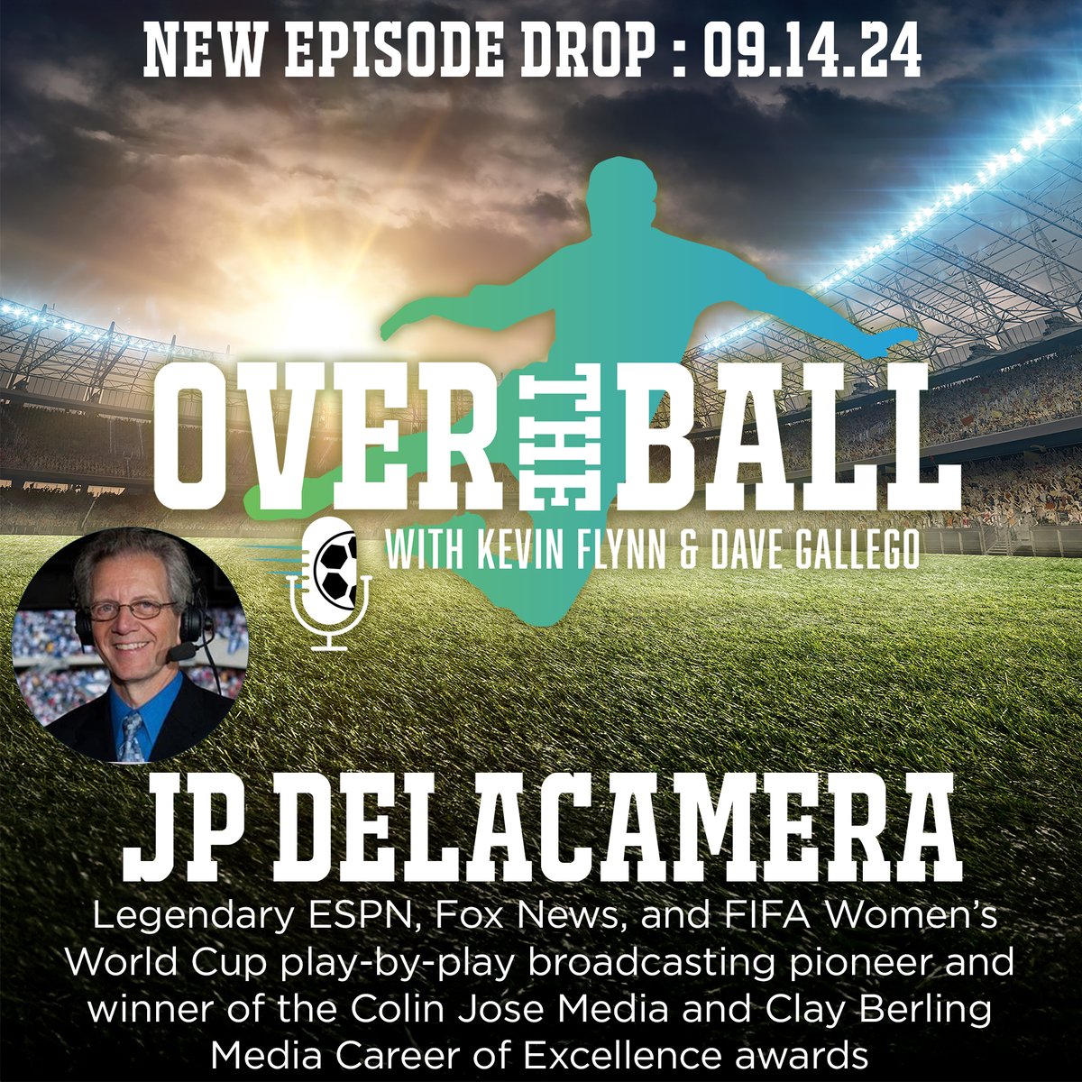 overtheball's tweet photo. Journey of JP Delacamera: Soccer Broadcasting Pioneer https://t.co/t9D183K4e0  Legendary ESPN, Fox News, and FIFA Women’s World Cup play-by-play broadcasting pioneer and winner of the Colin Jose Media and Clay Berling Media Career of Excellence awards https://t.co/2x7pqe7wW4