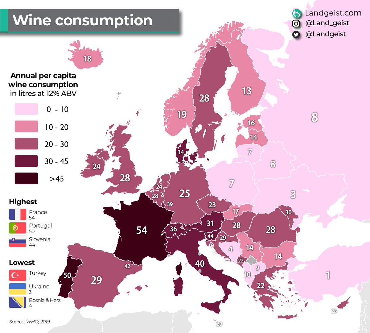 BelieveInBob's tweet photo. Which European Country Drinks The Most Wine? https://t.co/M08nFoorLx https://t.co/1R0sxoWJYY