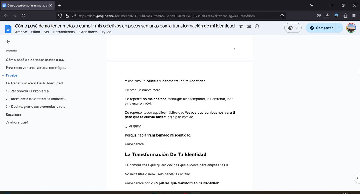 ¿Eres un emprendedor estancado en tu camino al éxito?

Tus creencias y pensamientos te están limitando

He escrito un documento de 19 páginas explicando el método que usé para transformar mi vida

RT + Comenta 'CAMBIO' para conseguir una copia gratis en tus DMs

(Debes seguirme)