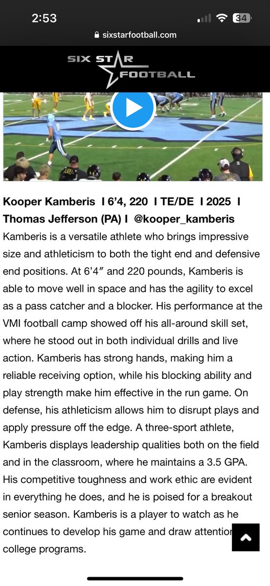 Big thanks to <a href="/sixstarfootball/">Six Star Football | PLUS+</a> for the write up!