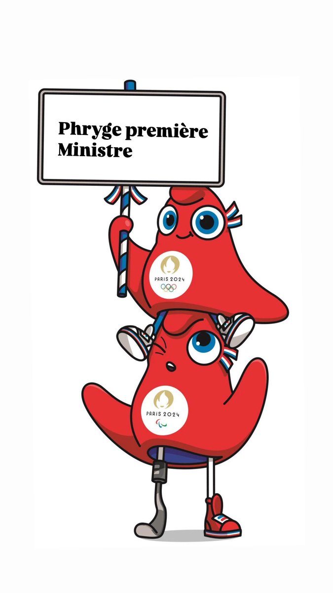 Sinon avec mon pote Handy on se propose comme candidat. 

Notre gouvernement. 

Phryge Lenolu, Ministre de l’égalité et de la phrygidité

Phryge Leraitau, Ministre de l’intérieur

Phryge Rienar, Ministre des familles phrygiennes.  

 #GouvernenementBarnier