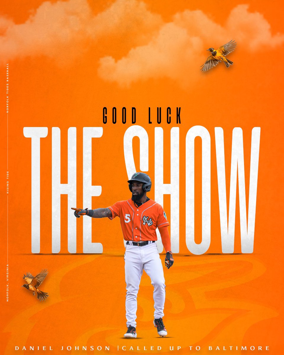 NorfolkTides's tweet image. THE JET HAS LANDED IN BALTIMORE ✈️🔥

Congrats to Jet Johnson on being called up to Baltimore! We’re rooting for you! 💪🏼🤩