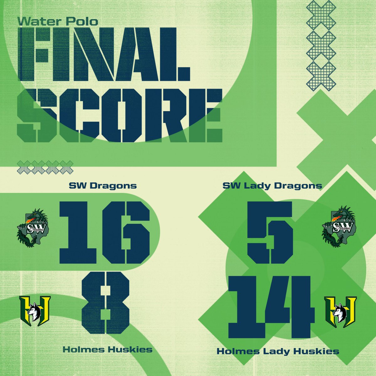 Last night, our Water Polo teams suffered a couple of tough losses against the Stevens Falcons. This morning, the girls put up a valiant effort before meeting the same fate against Holme Huskies while the boys were able to bring home the win.